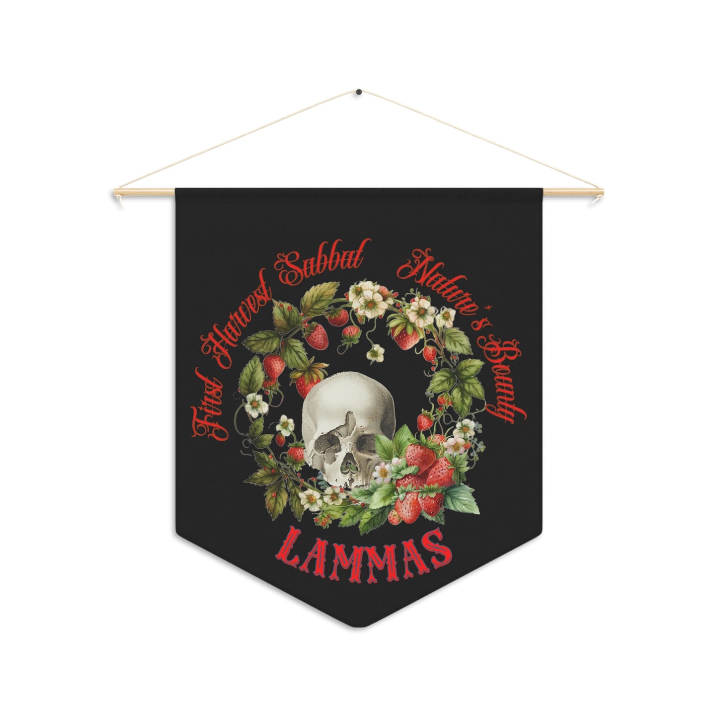 Gothic Lammas Pennant in Black