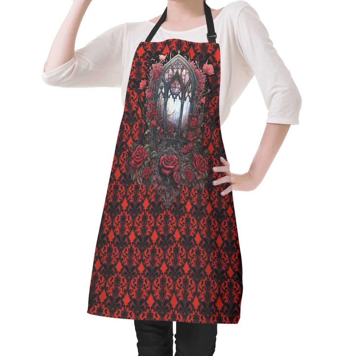 Red Cathedral Apron