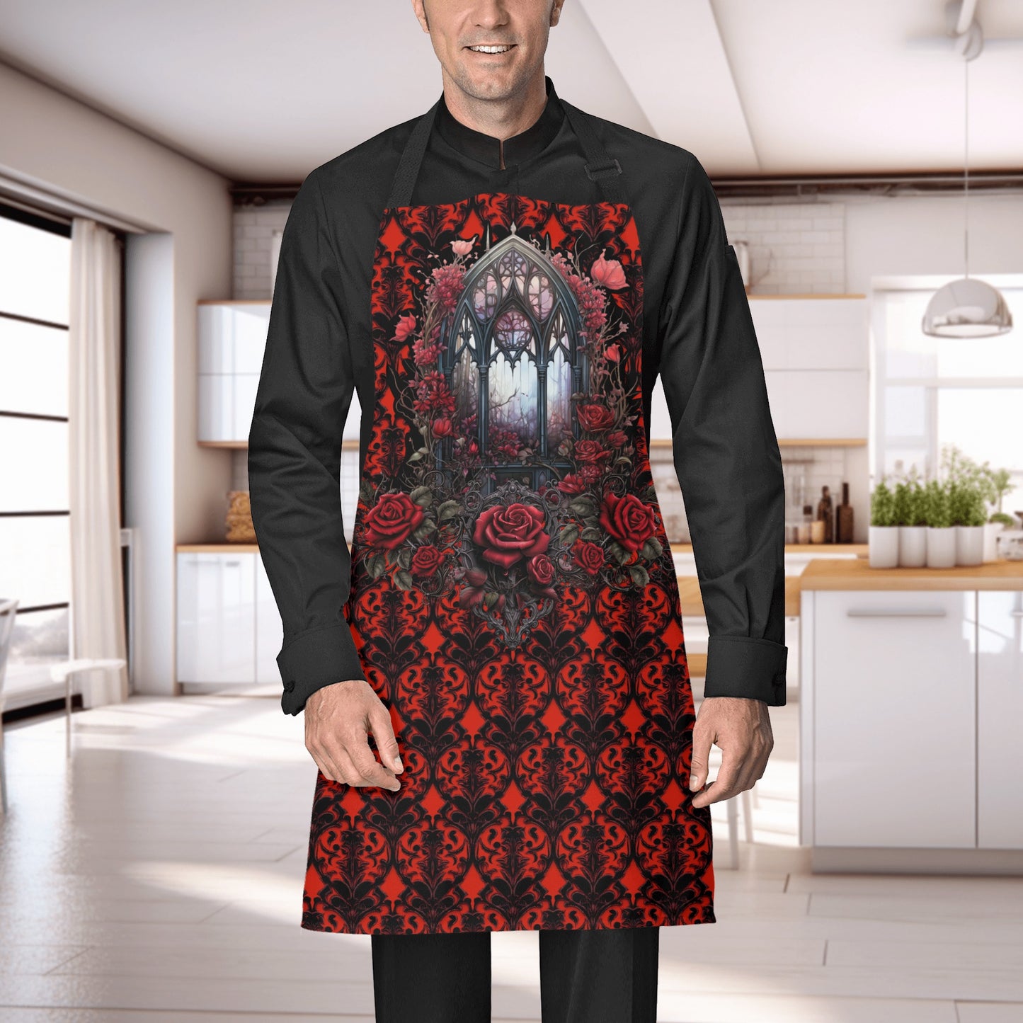 Red Cathedral Apron