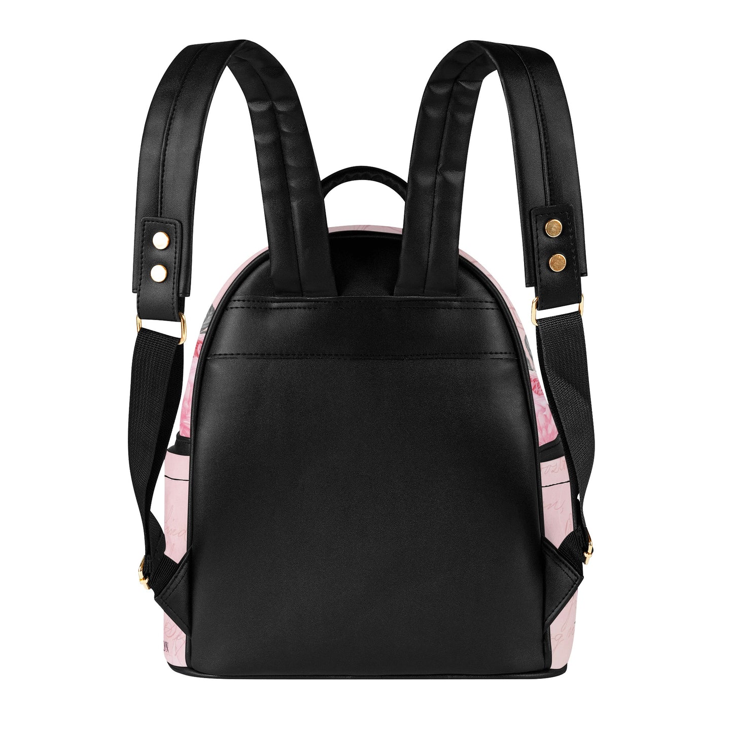 Pink Rose Macabre Casual Mini Backpack