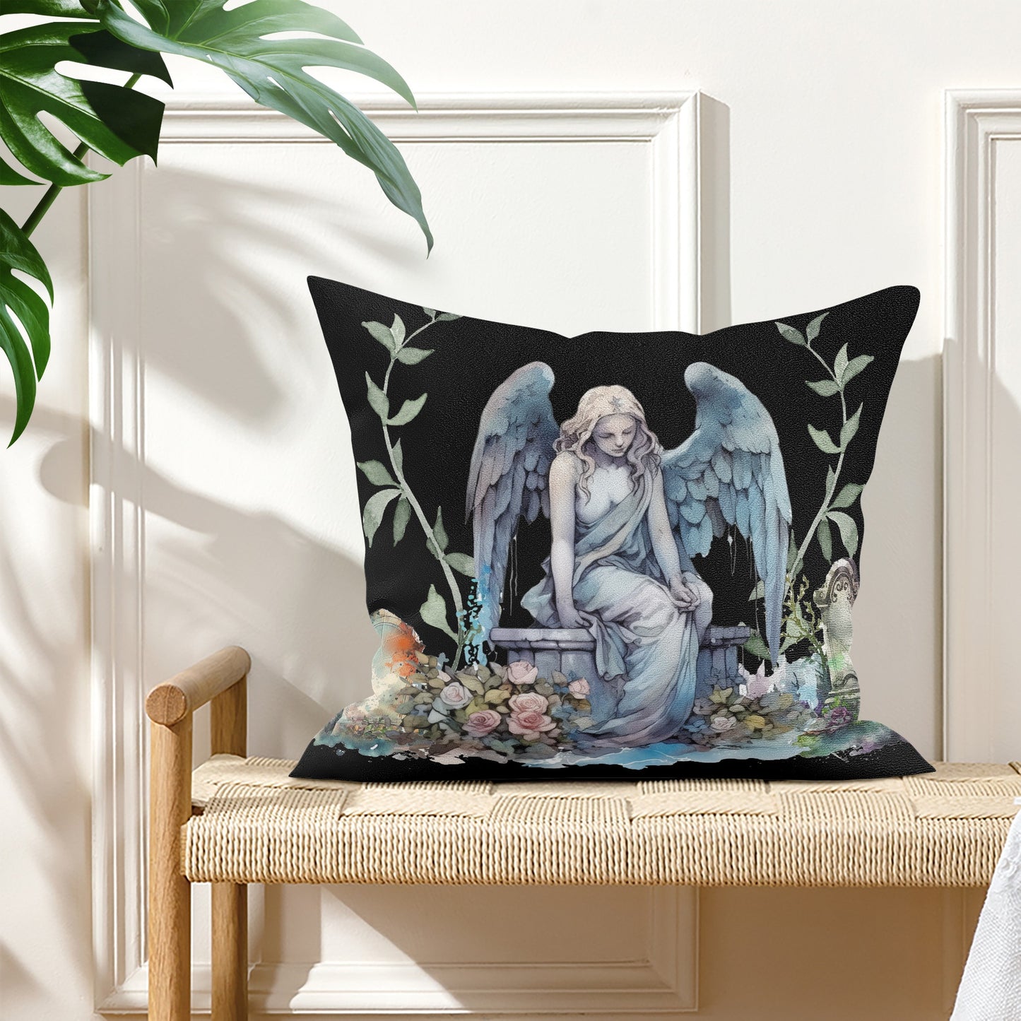 Garden of Stone- Left Facing Double Sided Pillow Cover (1 pc)