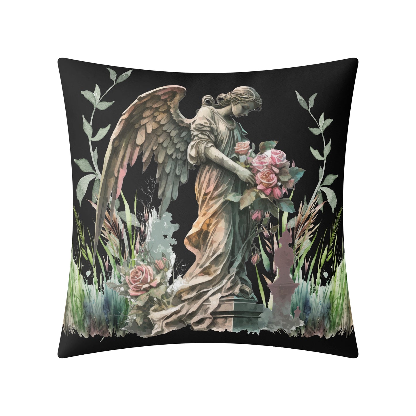 Garden of Stone- Left Facing Double Sided Pillow Cover (1 pc)