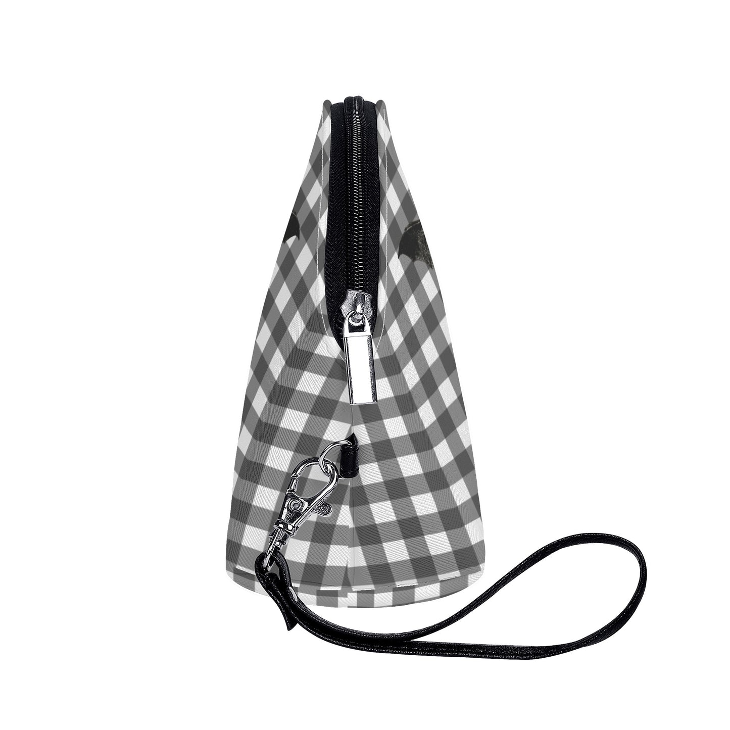 Cemetery Picnic Curve Cosmetic Bag in Tombstone
