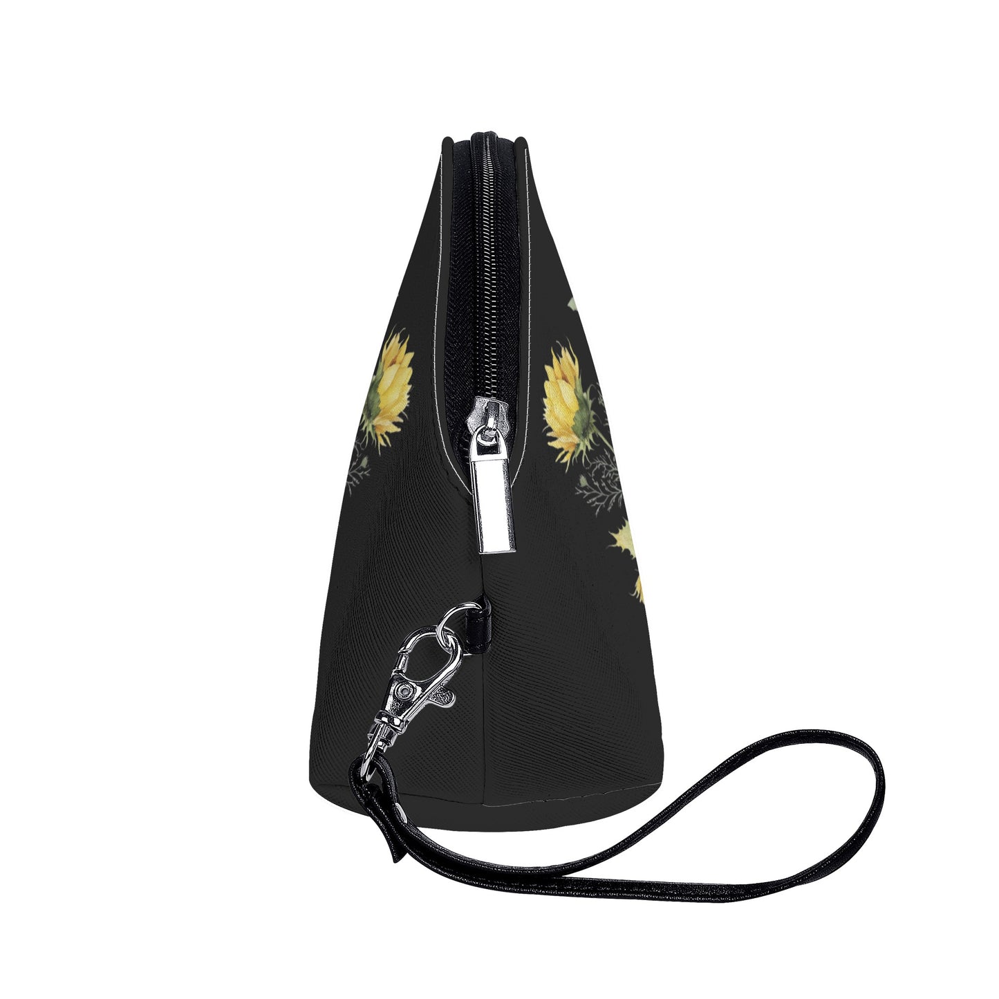 Gothic Sunflower Curve Cosmetic Bag