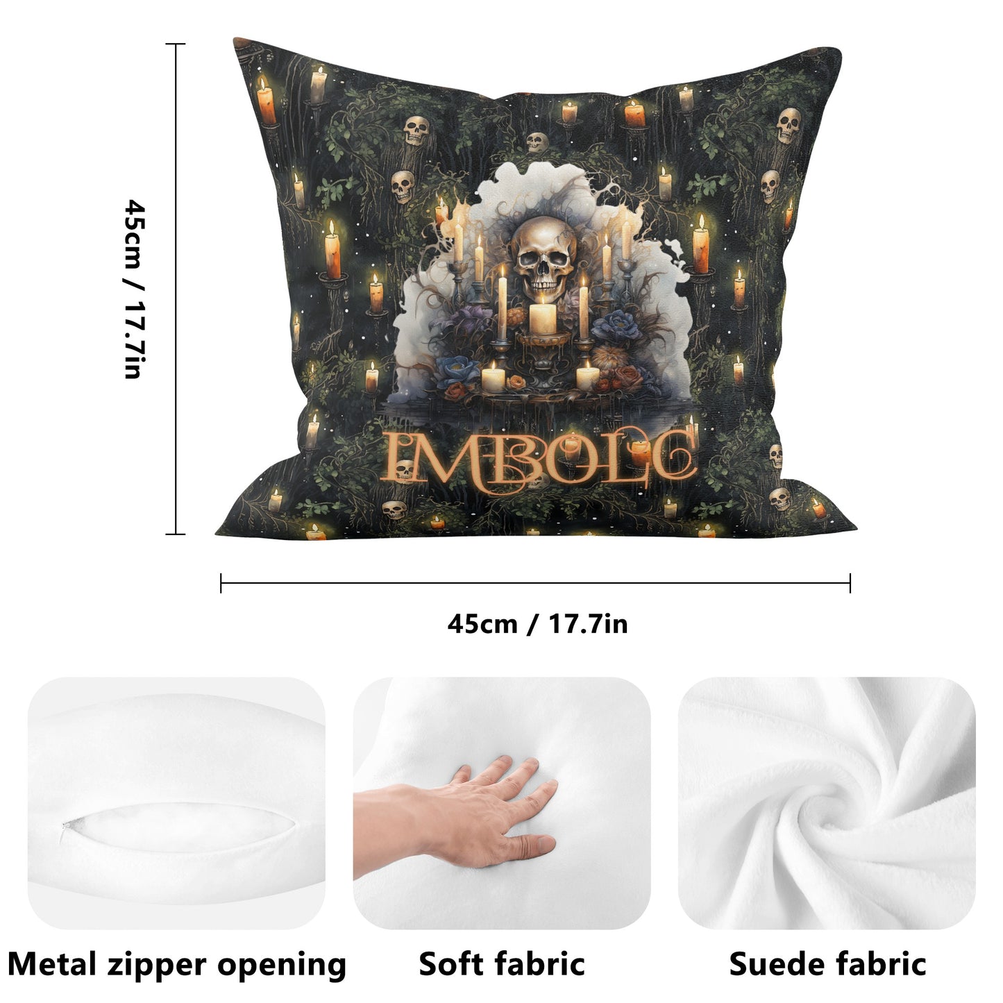 Gothic Imbolc Double Sided Pillow Case (1 pc)