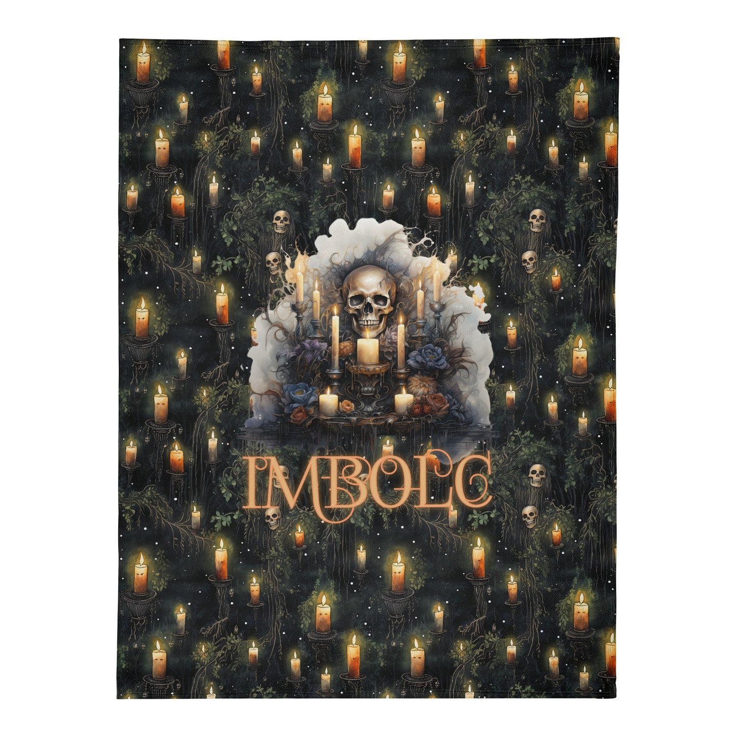 Gothic Imbolc Soft Polyester Premium Fleece Throw