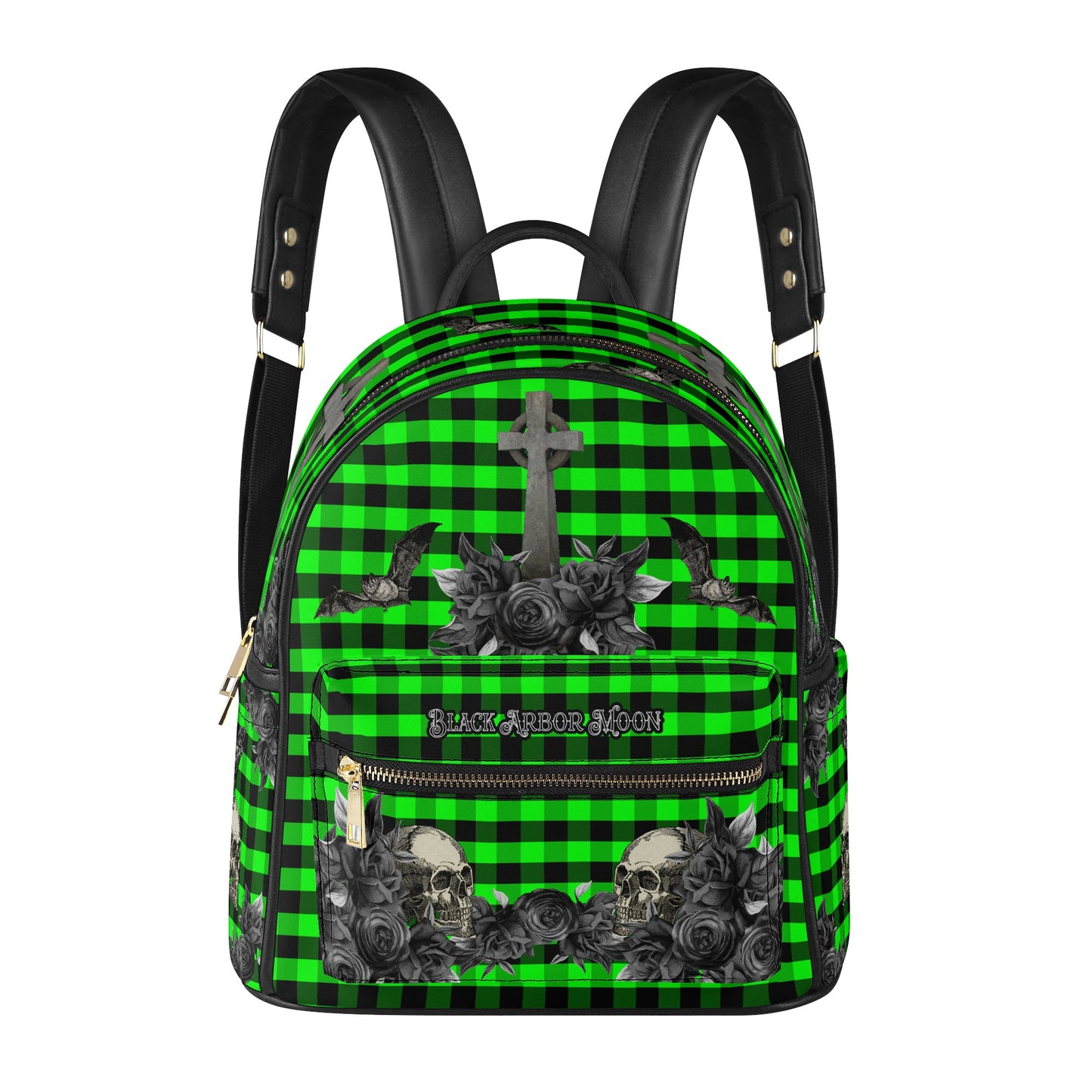 Cemetery Picnic Mini Backpack in Ooze Green