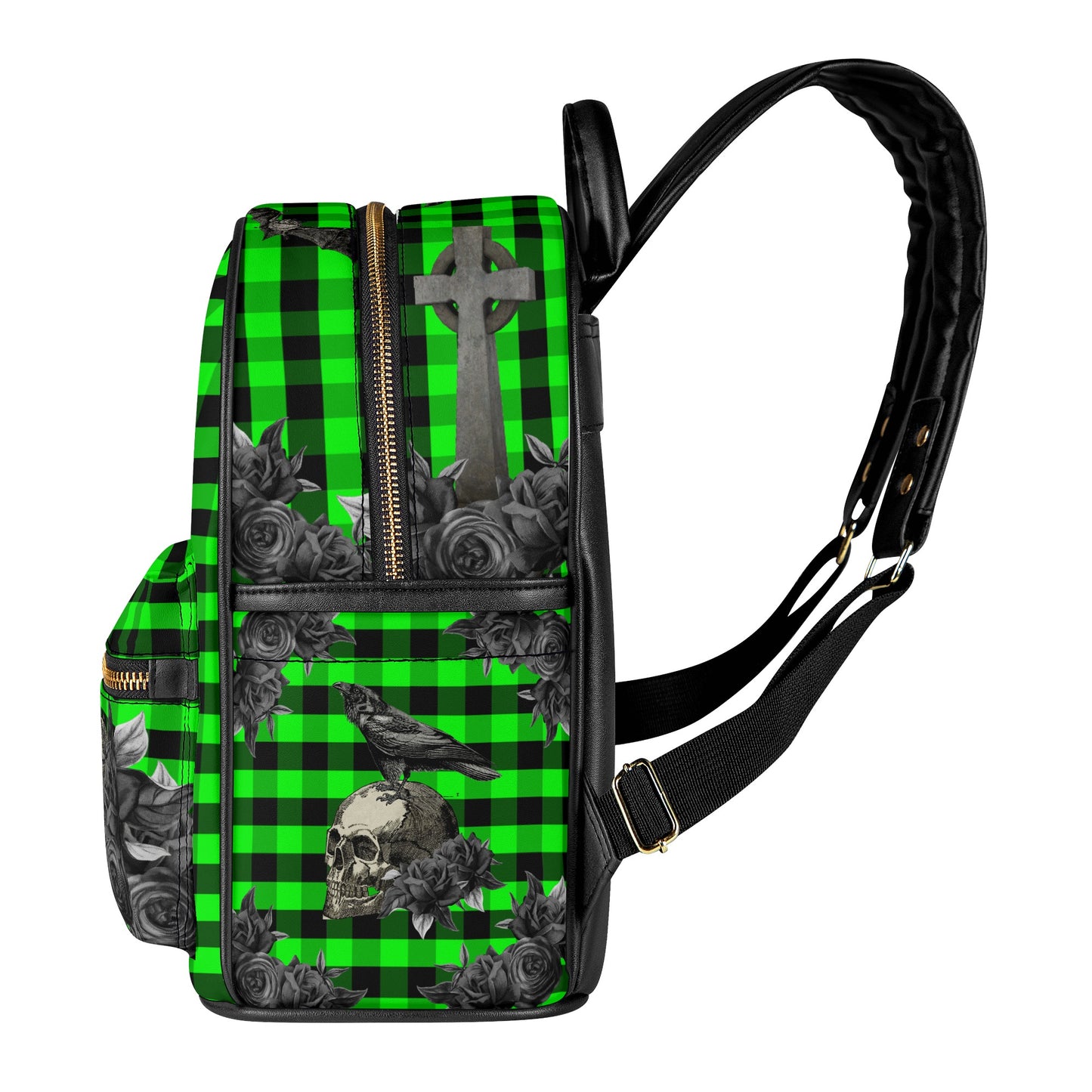 Cemetery Picnic Mini Backpack in Ooze Green