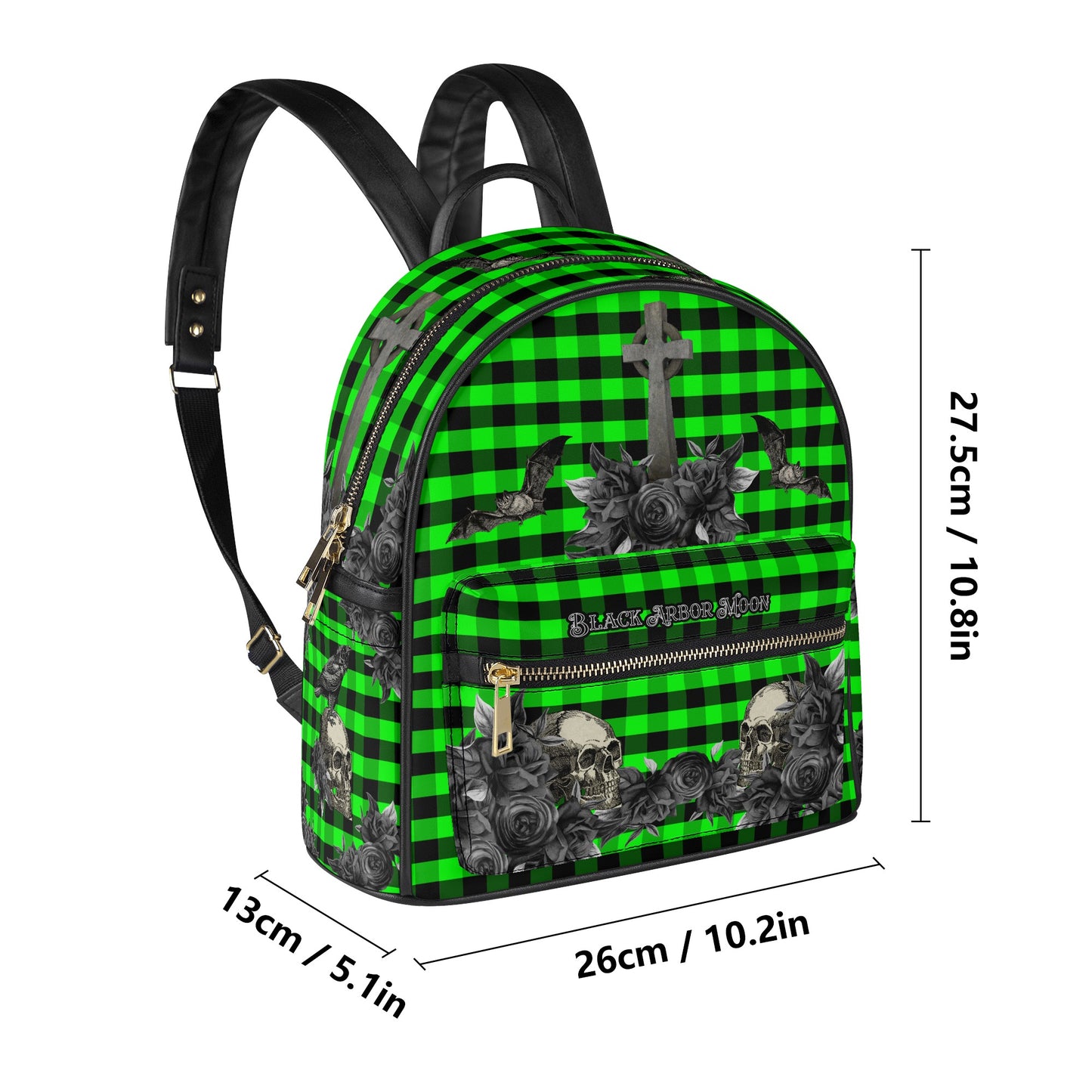 Cemetery Picnic Mini Backpack in Ooze Green