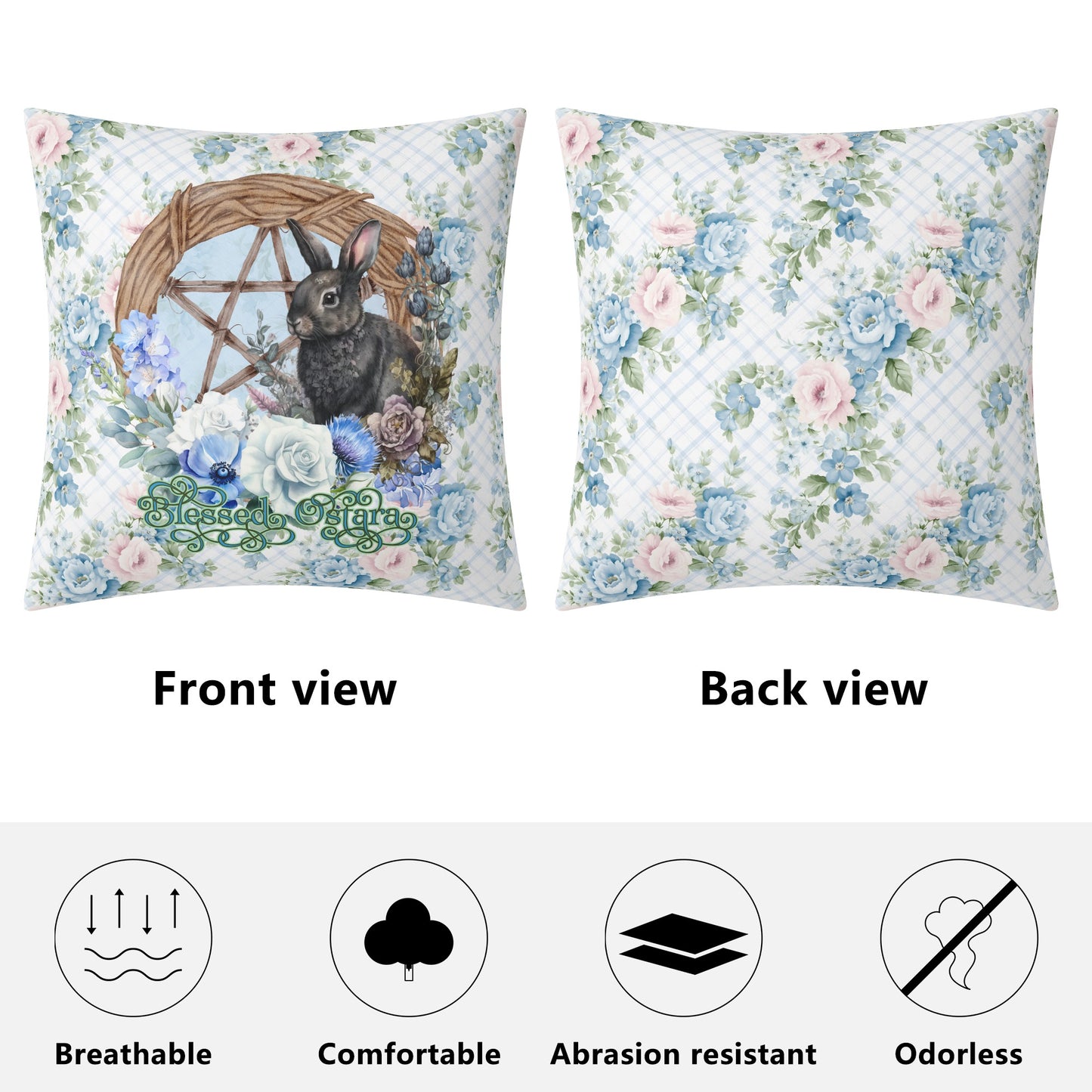 Blessed Ostara Double Sided Pillow Case (1 pc)