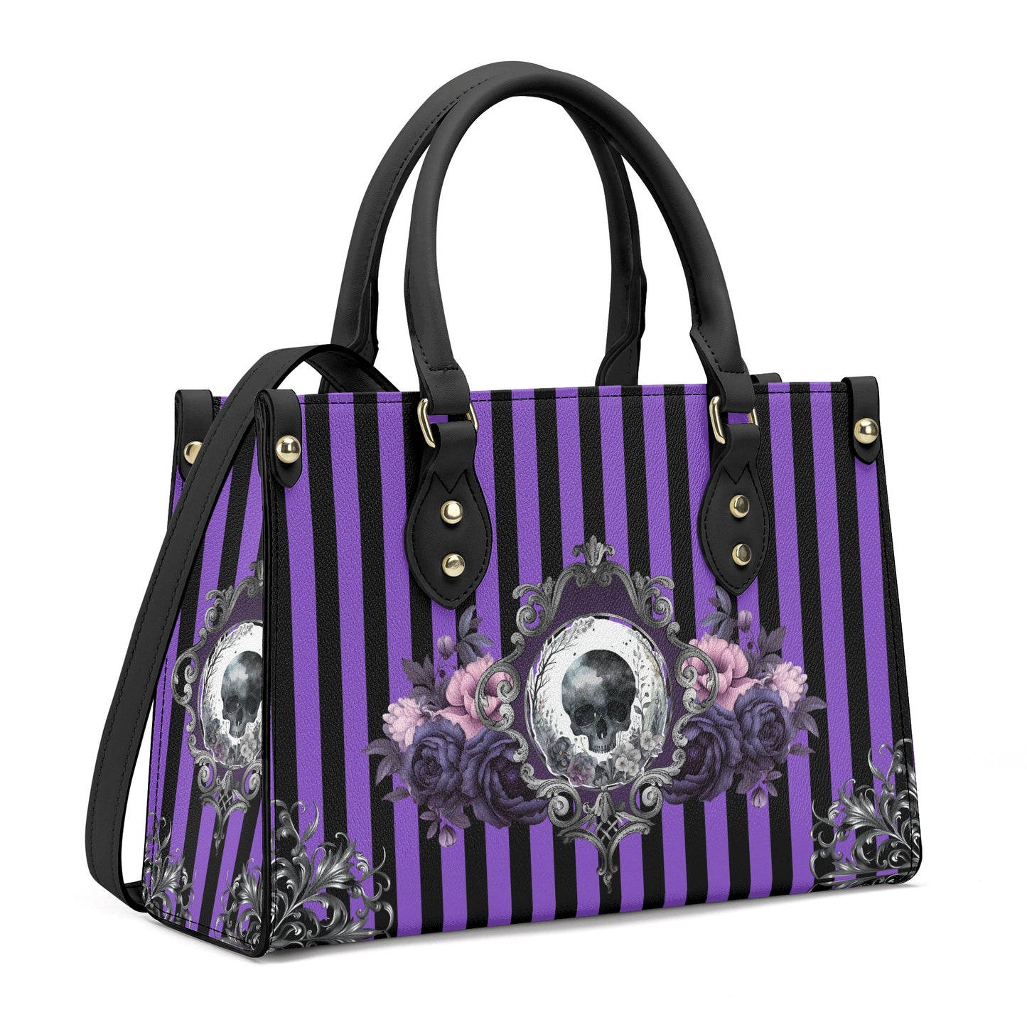 Purple Noir Luxury PU Handbag