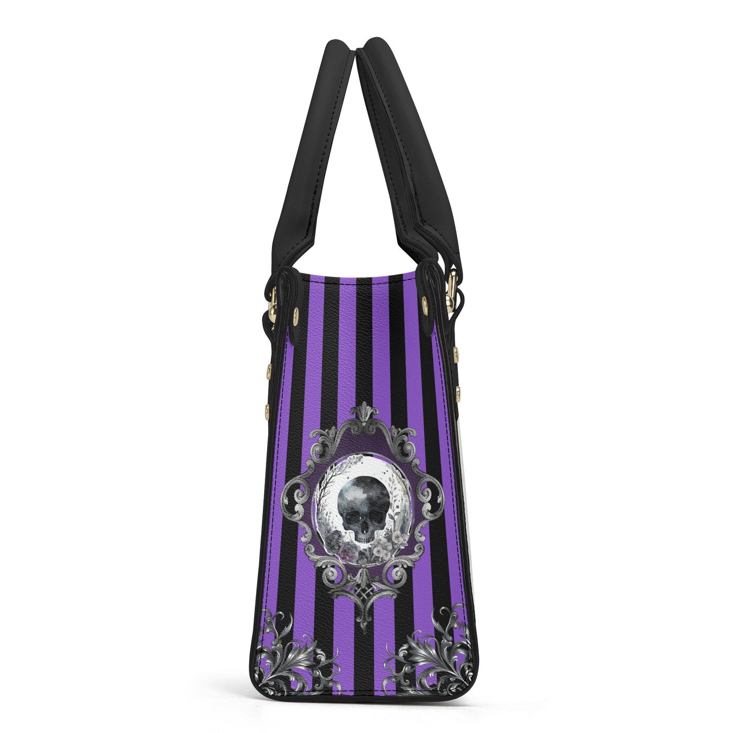 Purple Noir Luxury PU Handbag