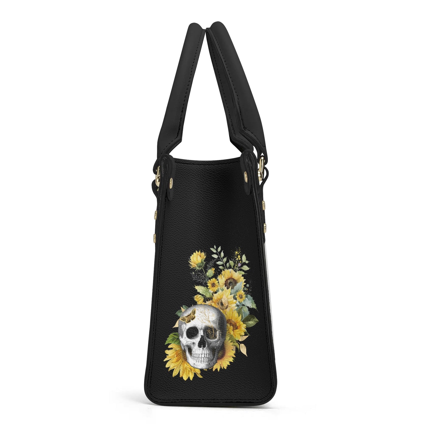Gothic Sunflower Luxury Handbag