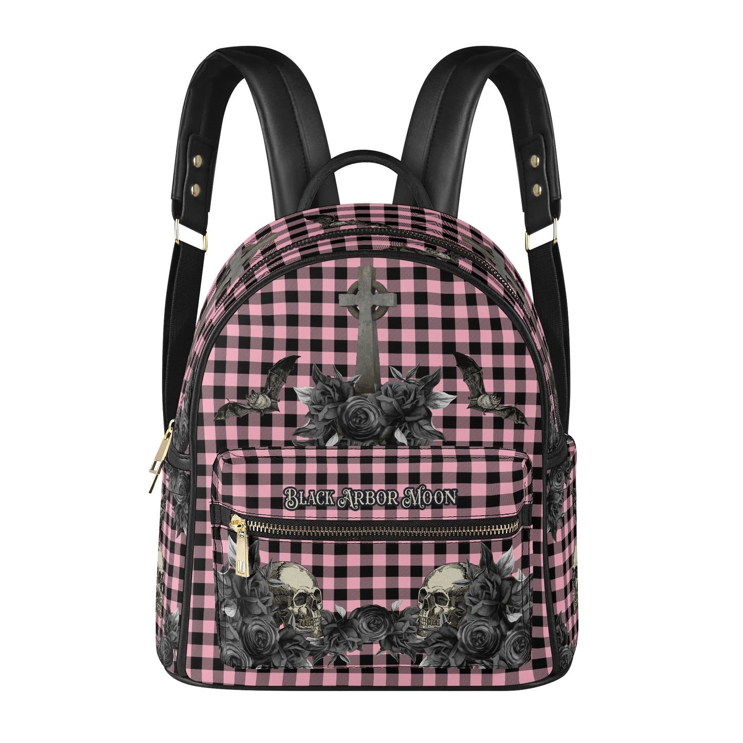 Cemetery Picnic Mini Backpack in Ghoulish Pink