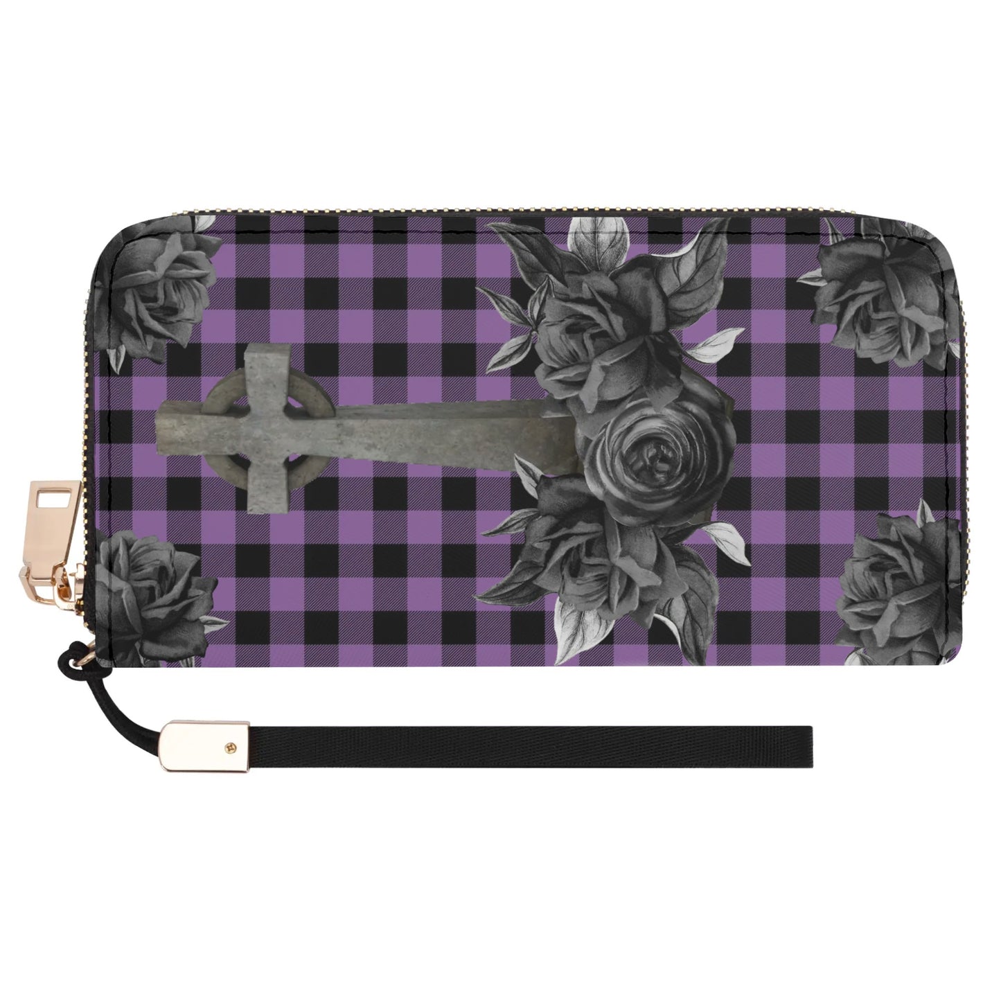 Cemetery Picnic Clutch Wallet in Purple Mist