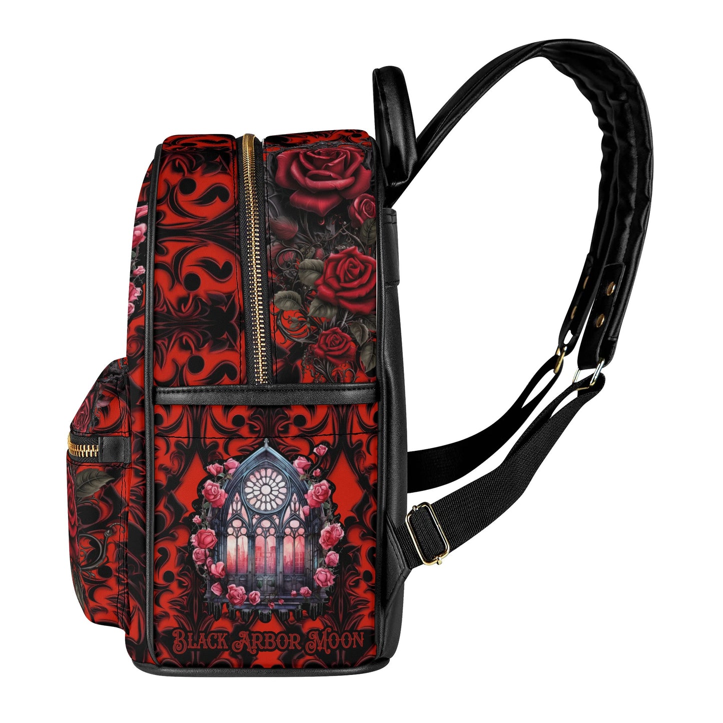 Red Cathedral Casual Mini Backpack