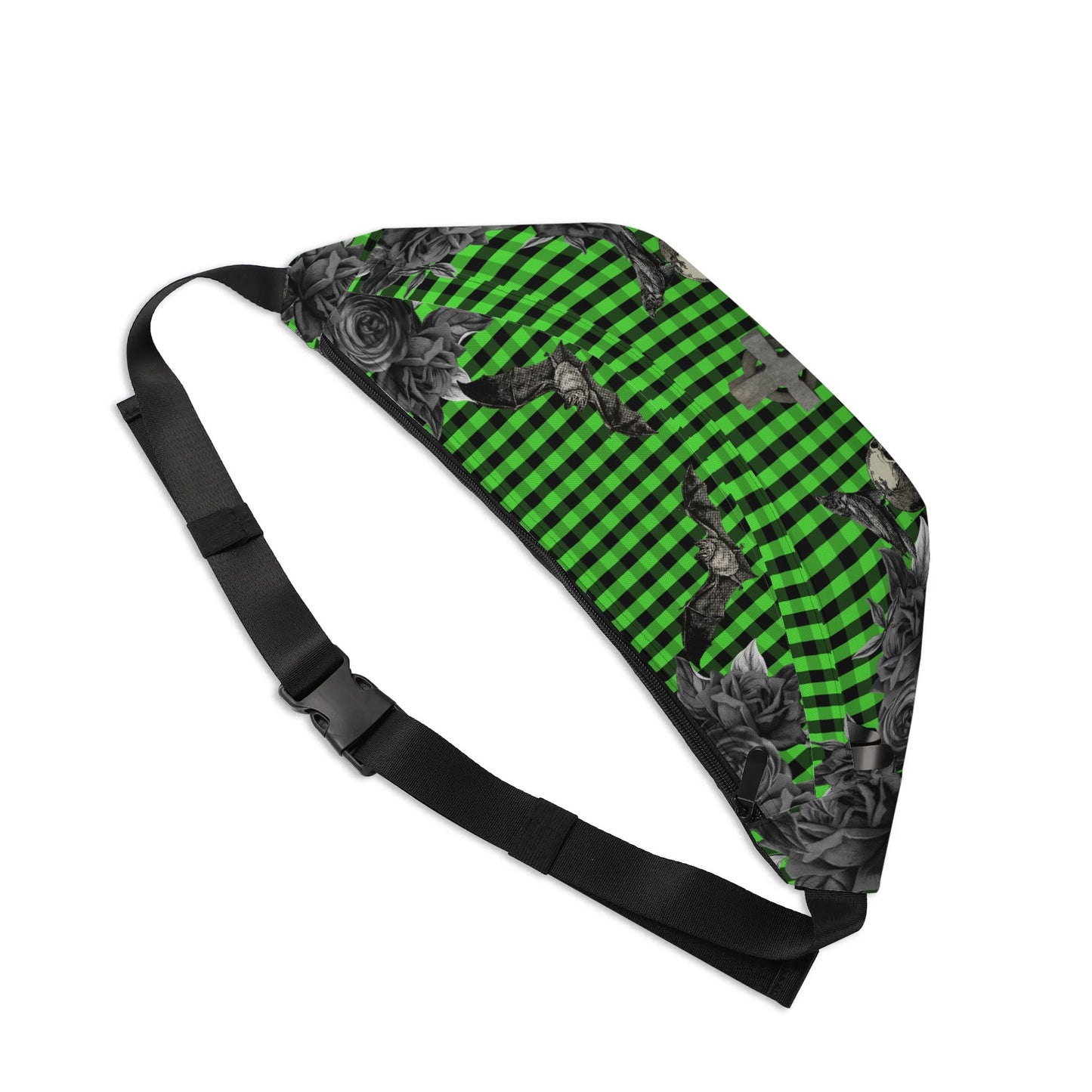 Large Cemetery Picnic Waist Pack in Ooze Green