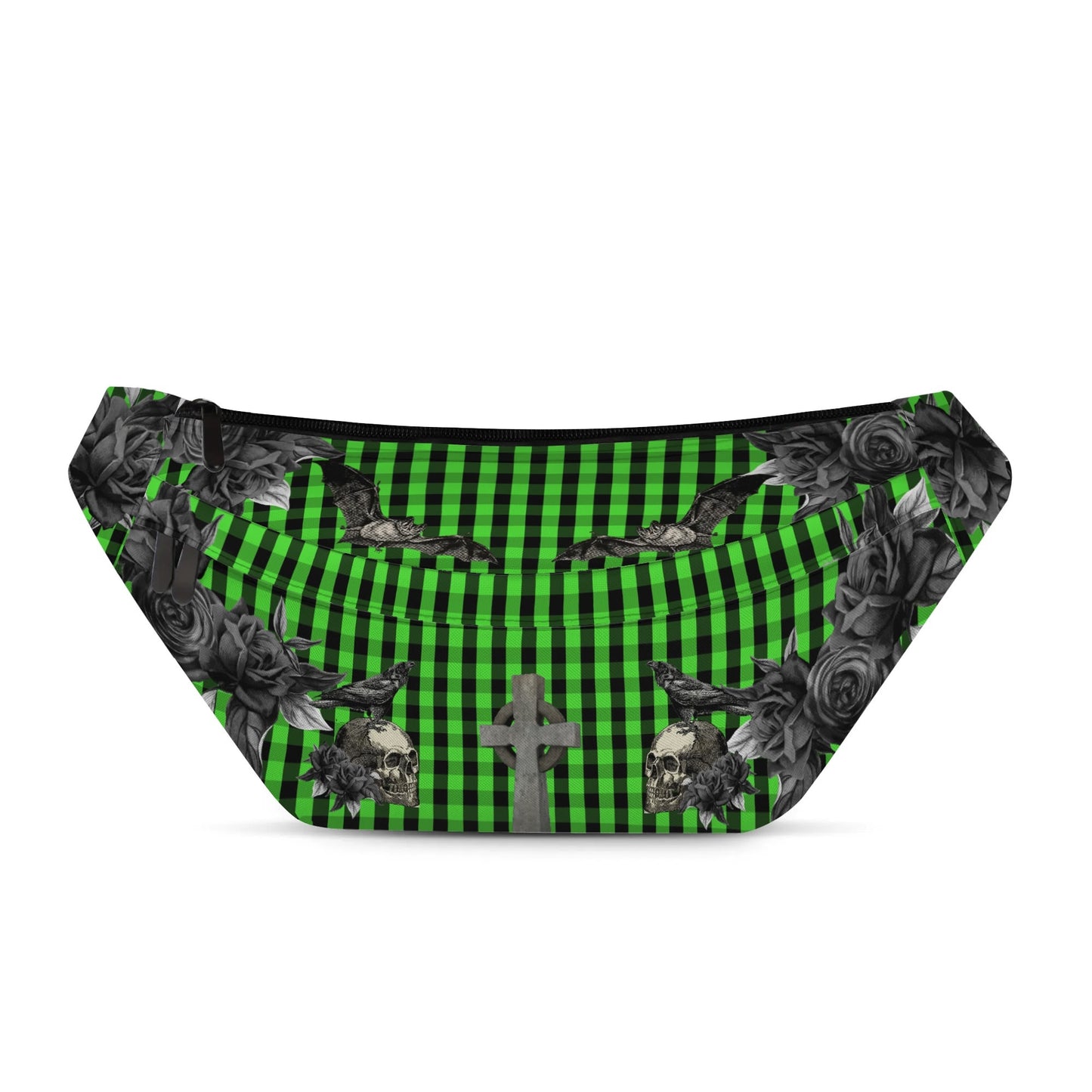 Large Cemetery Picnic Waist Pack in Ooze Green