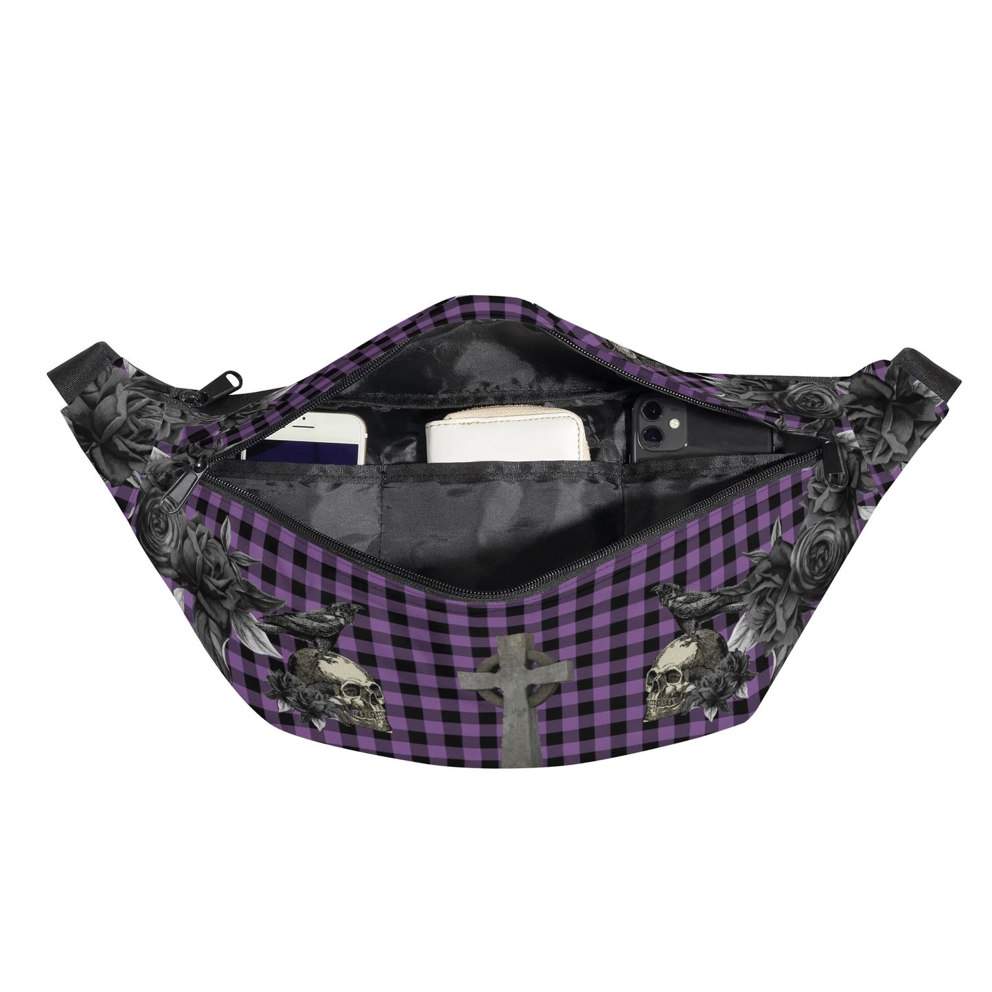 Large Cemetery Picnic Waist Pack in Purple Mist