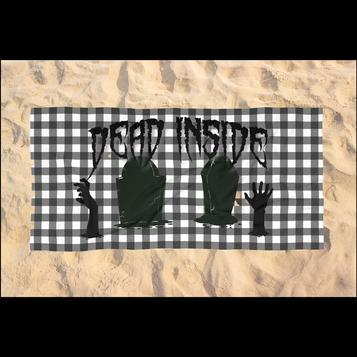 Dead Inside! Beach Towel