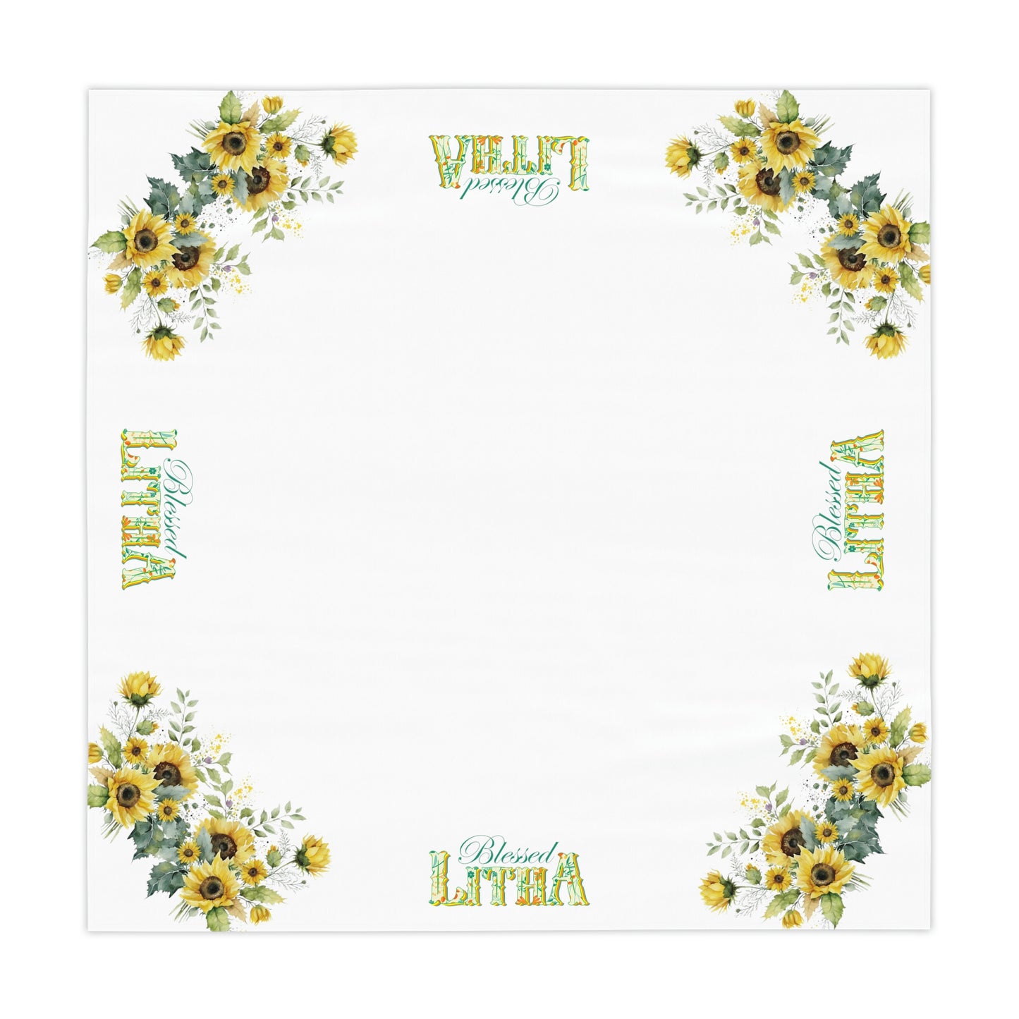 Blessed Litha Midsummer Sabbat Tablecloth