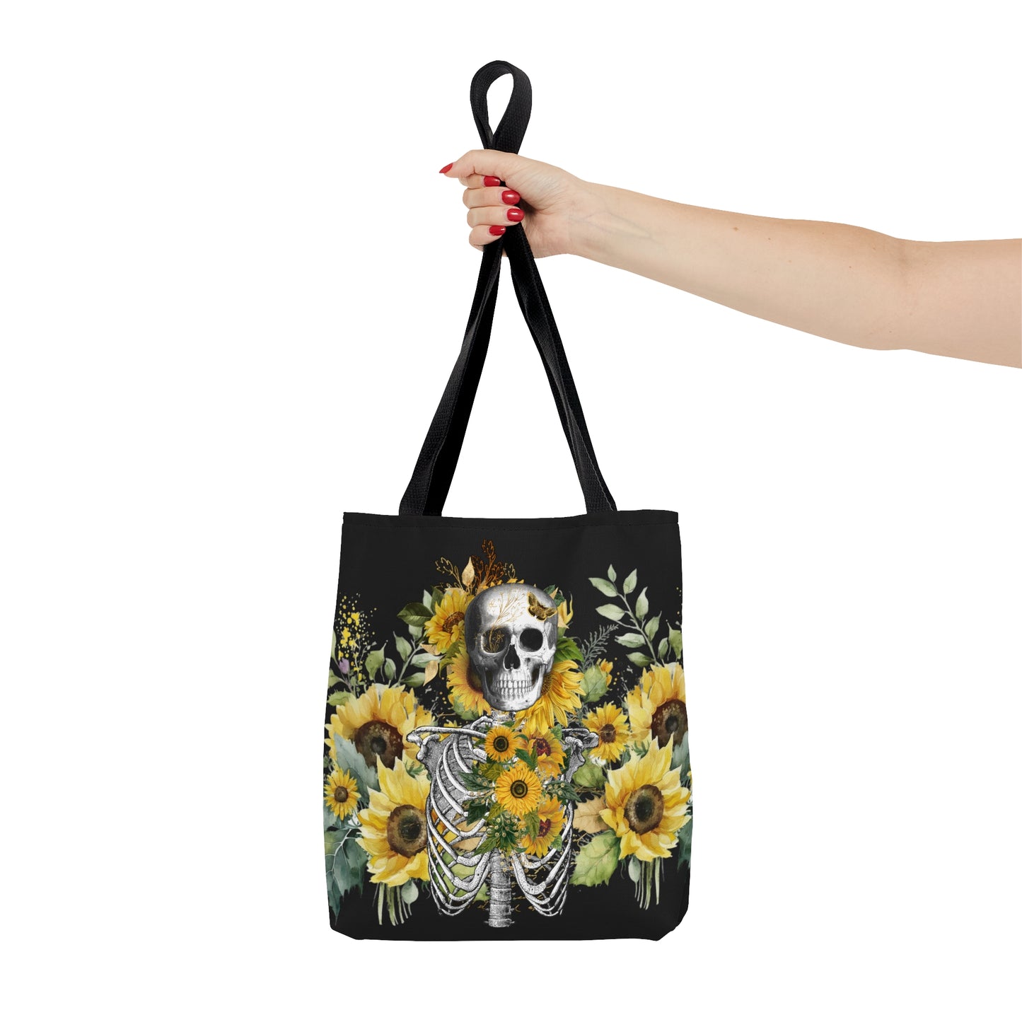 Summer Bones Tote Bag in Black