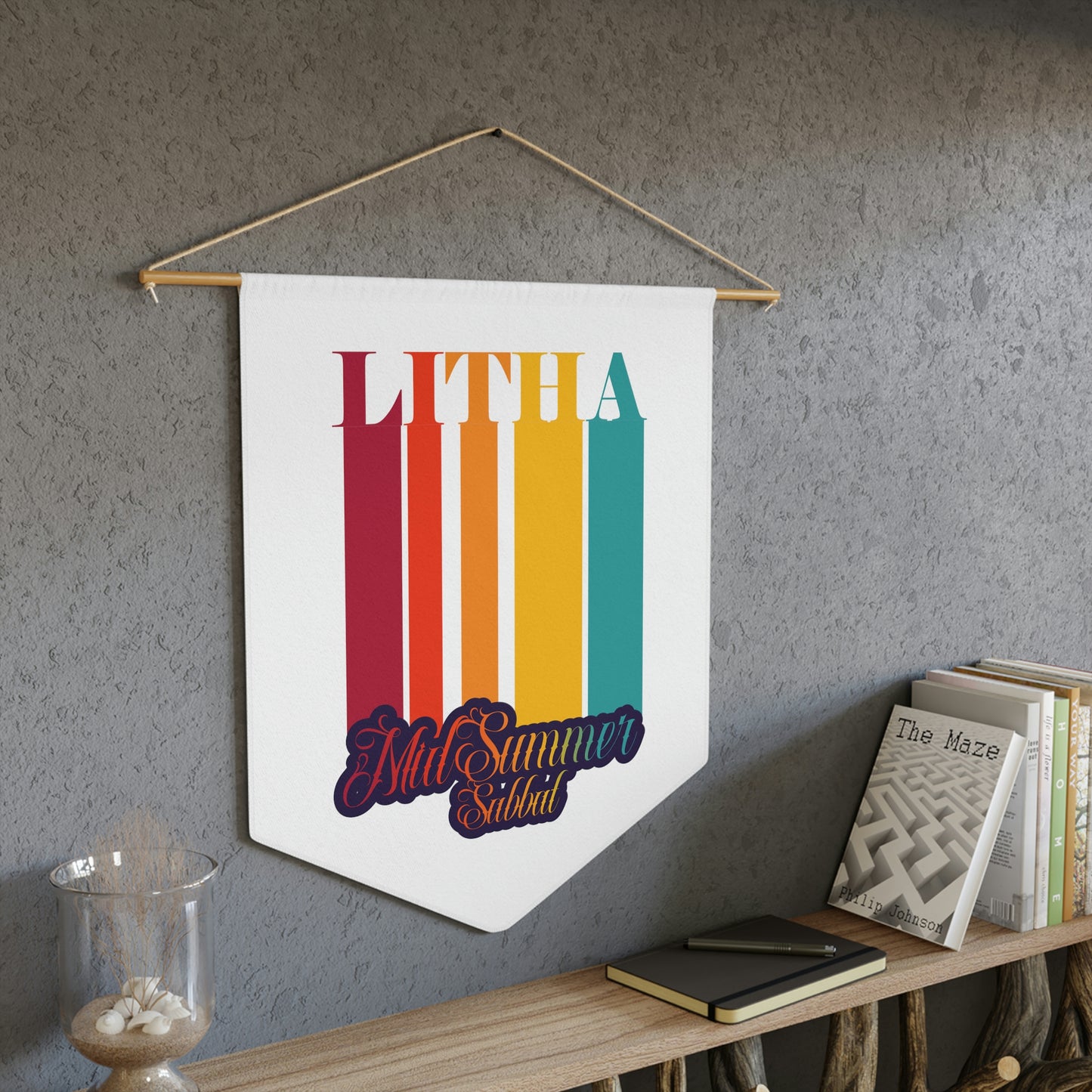 Litha Midsummer Sabbat Pennant