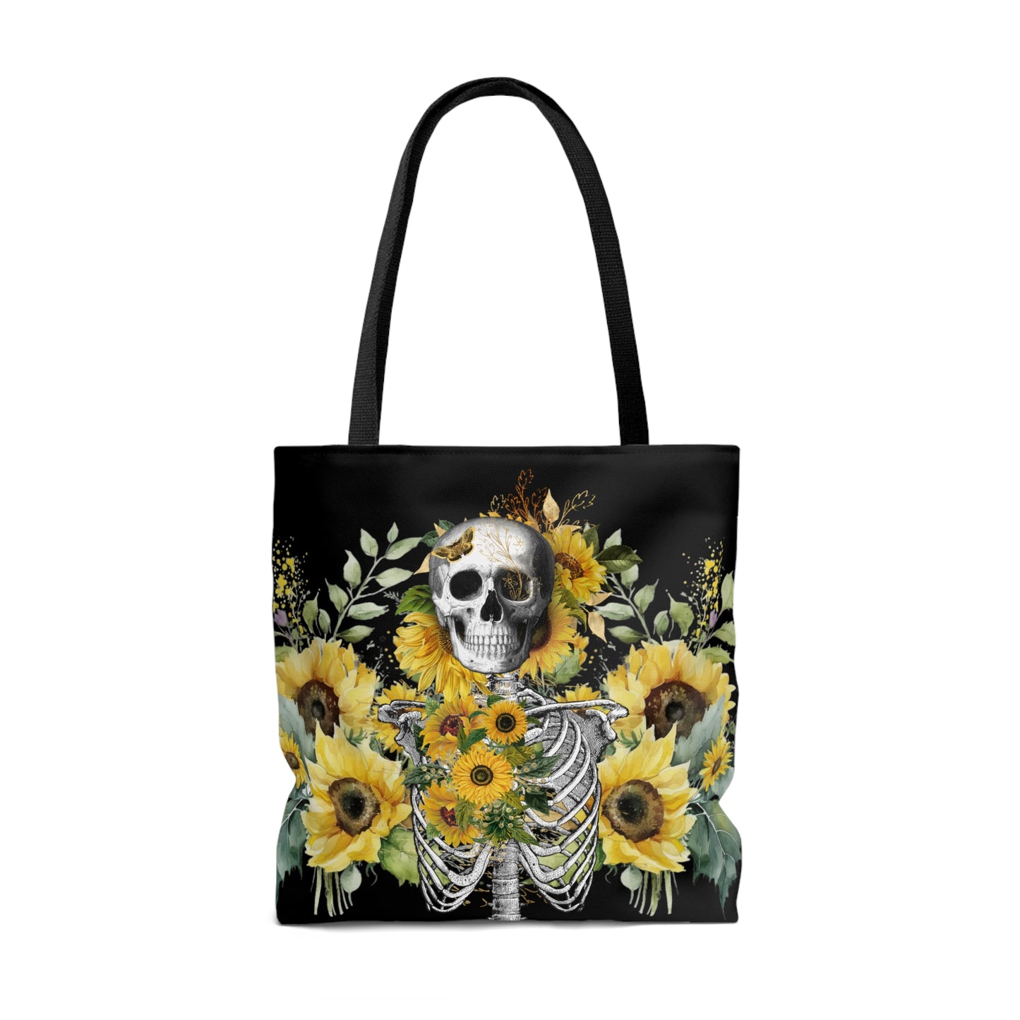 Summer Bones Tote Bag in Black