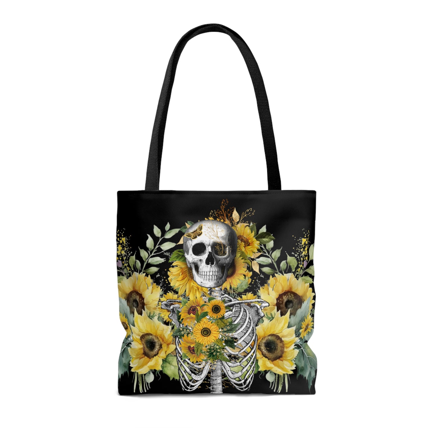 Summer Bones Tote Bag in Black