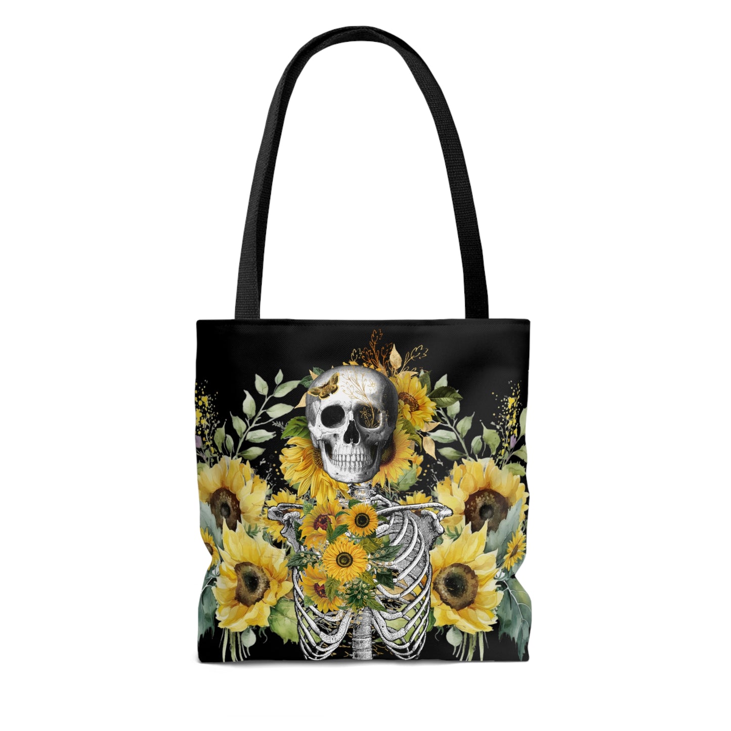Summer Bones Tote Bag in Black