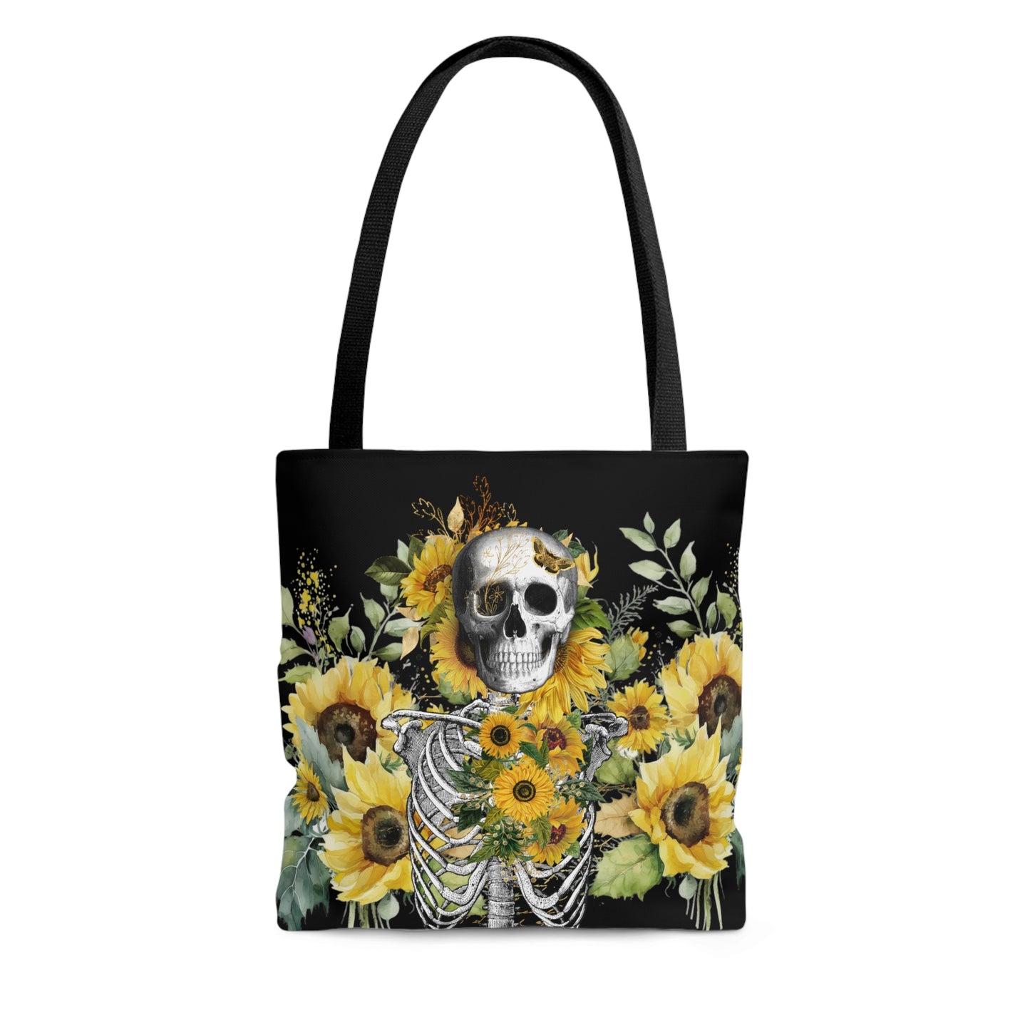 Summer Bones Tote Bag in Black
