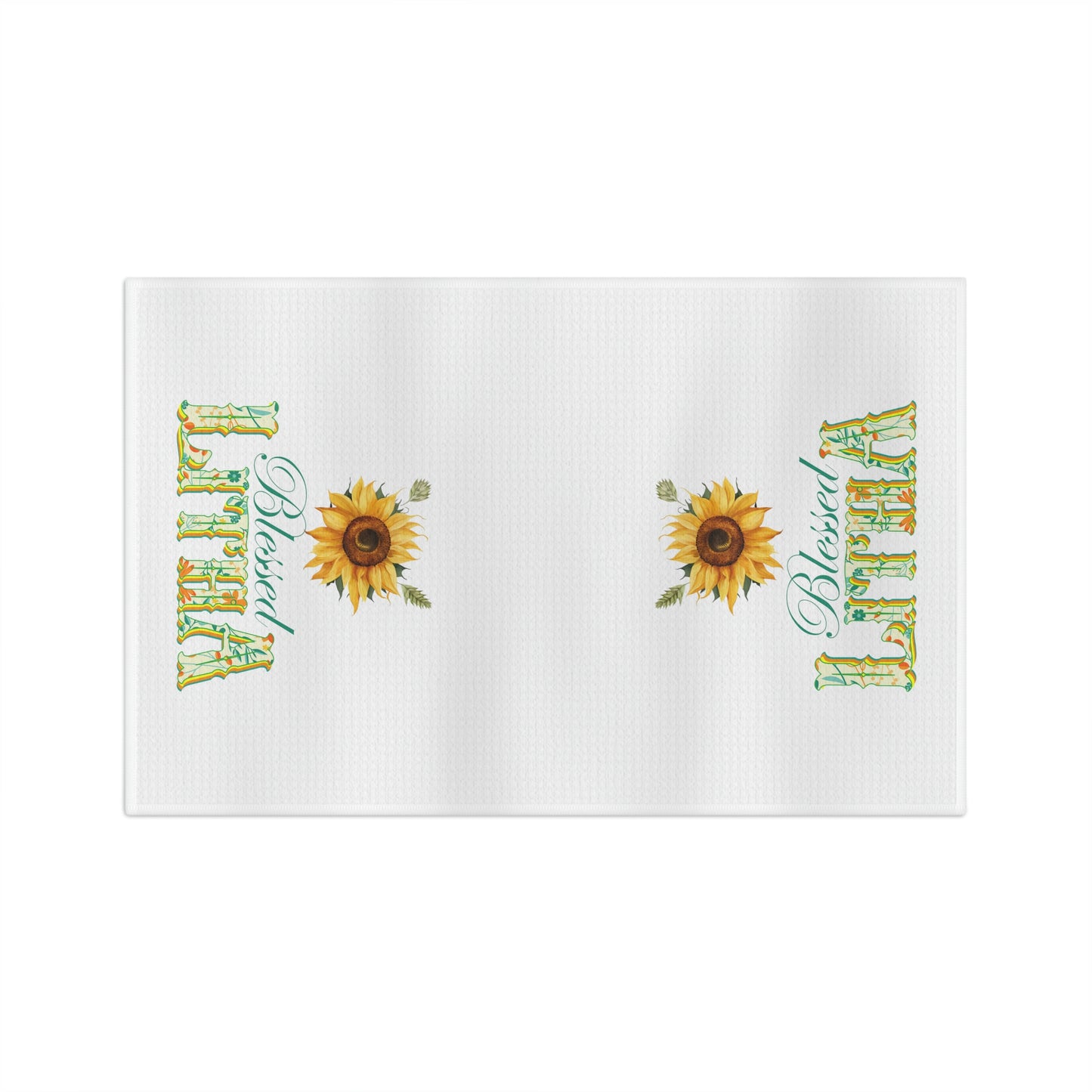 Blessed Litha Midsummer Sabbat Soft Tea Towel