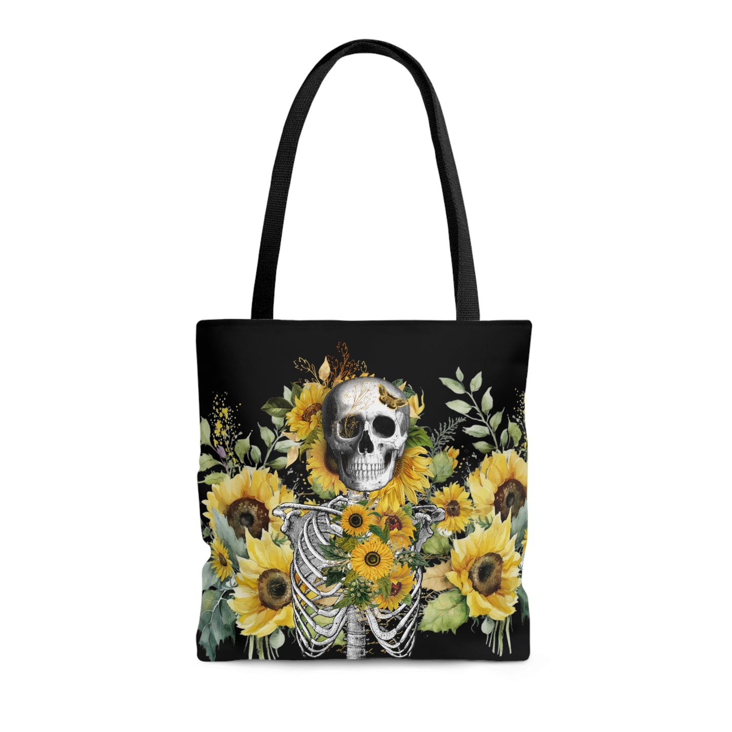 Summer Bones Tote Bag in Black