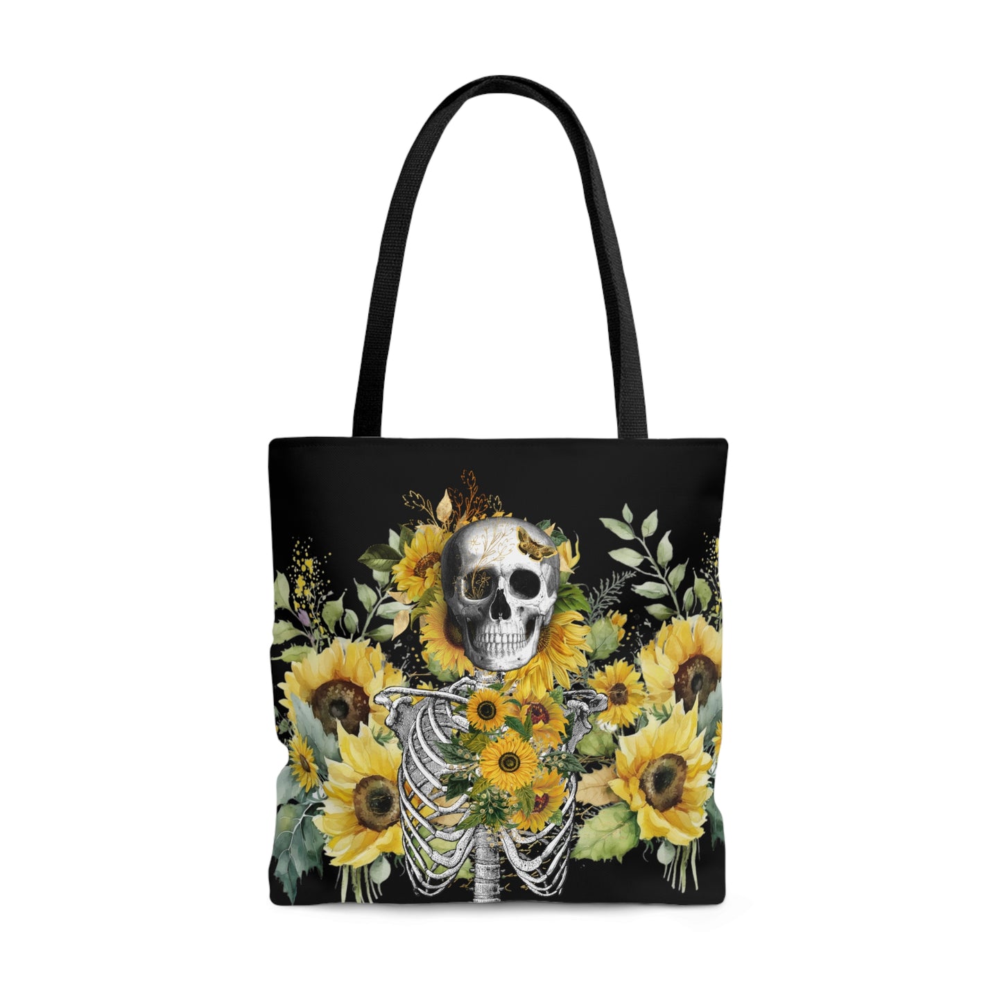 Summer Bones Tote Bag in Black