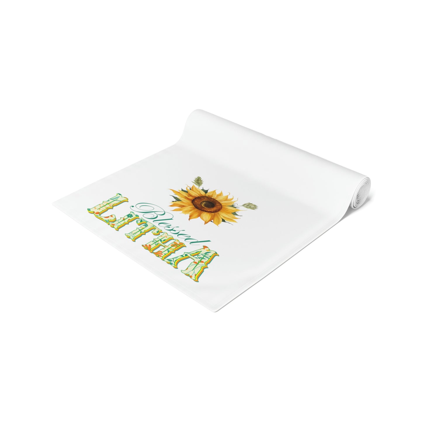 Blessed Litha Midsummer Sabbat Table Runner (Cotton, Poly)