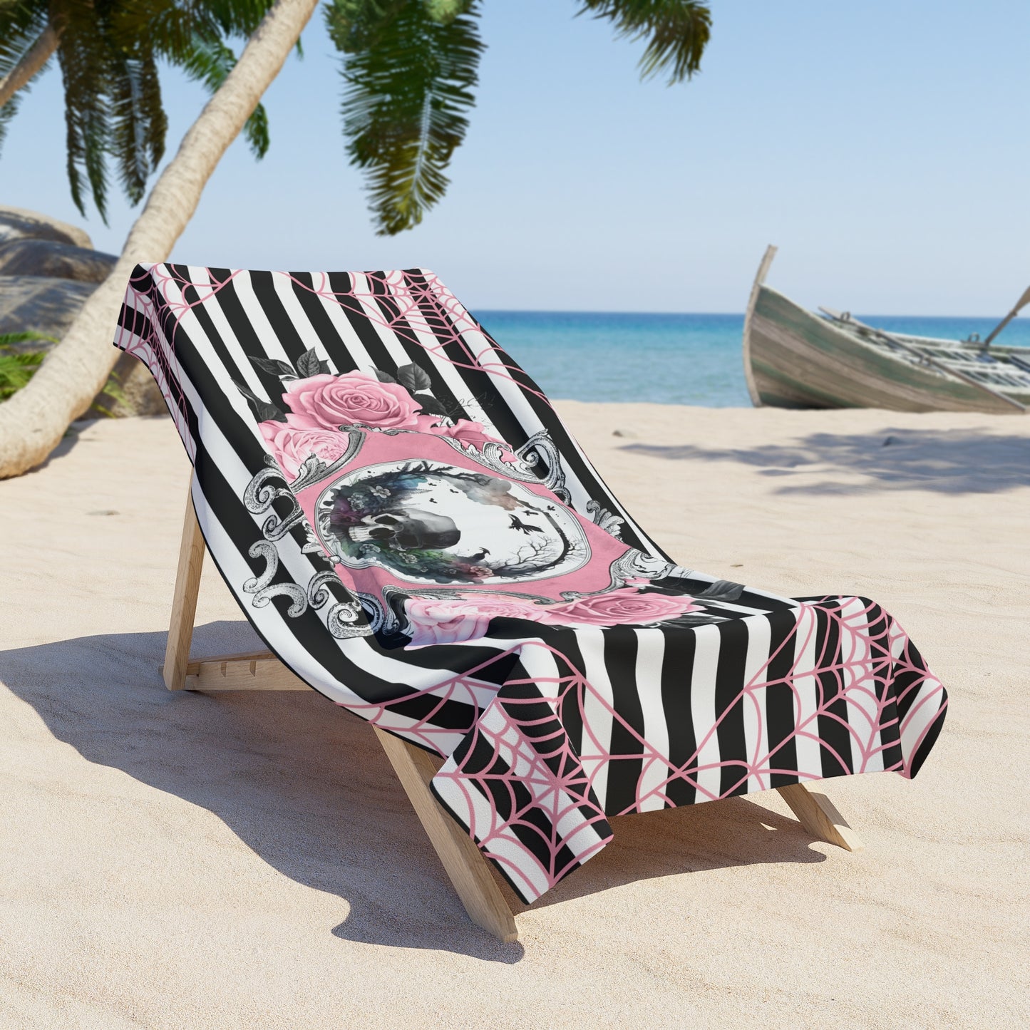 Lady Noir Beach Towel