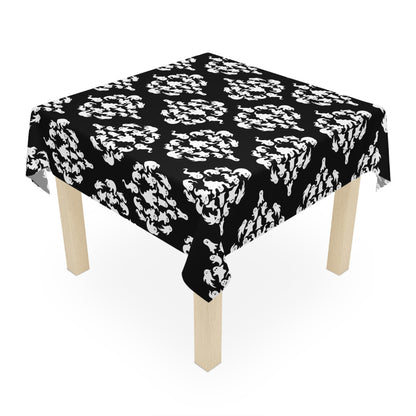 Ghostly Damask Tablecloth