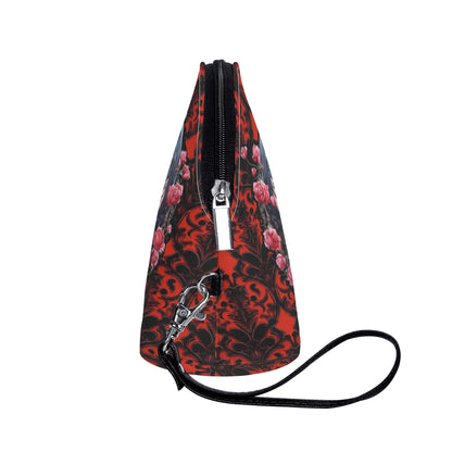 Red Cathedral Curved Cosmetic Bag