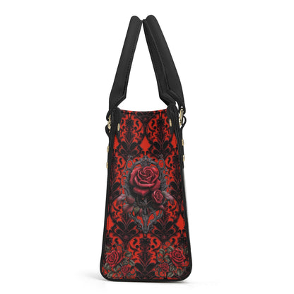 Red Cathedral Luxury PU Handbag