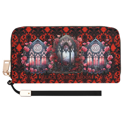 Red Cathedral Clutch Wallet