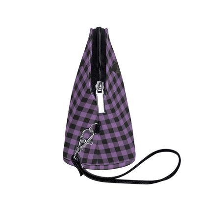 Cemetery Picnic Curve Cosmetic Bag in Purple Mist
