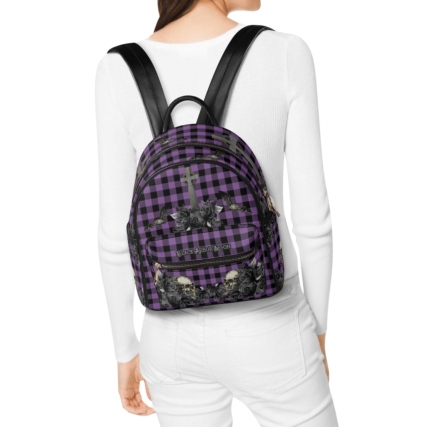 Cemetery Picnic Mini Backpack in Purple Mist