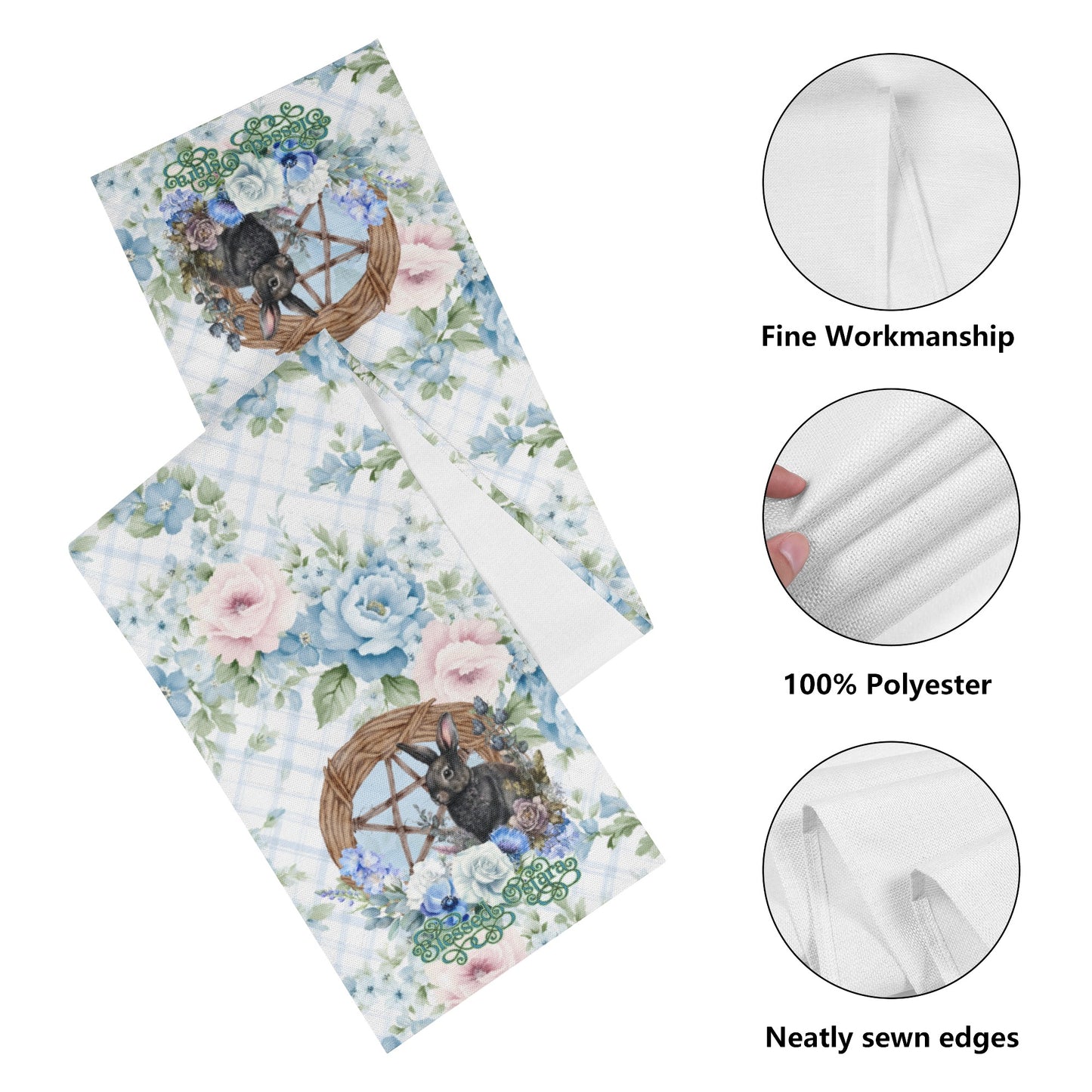 Blessed Ostara Table Runner