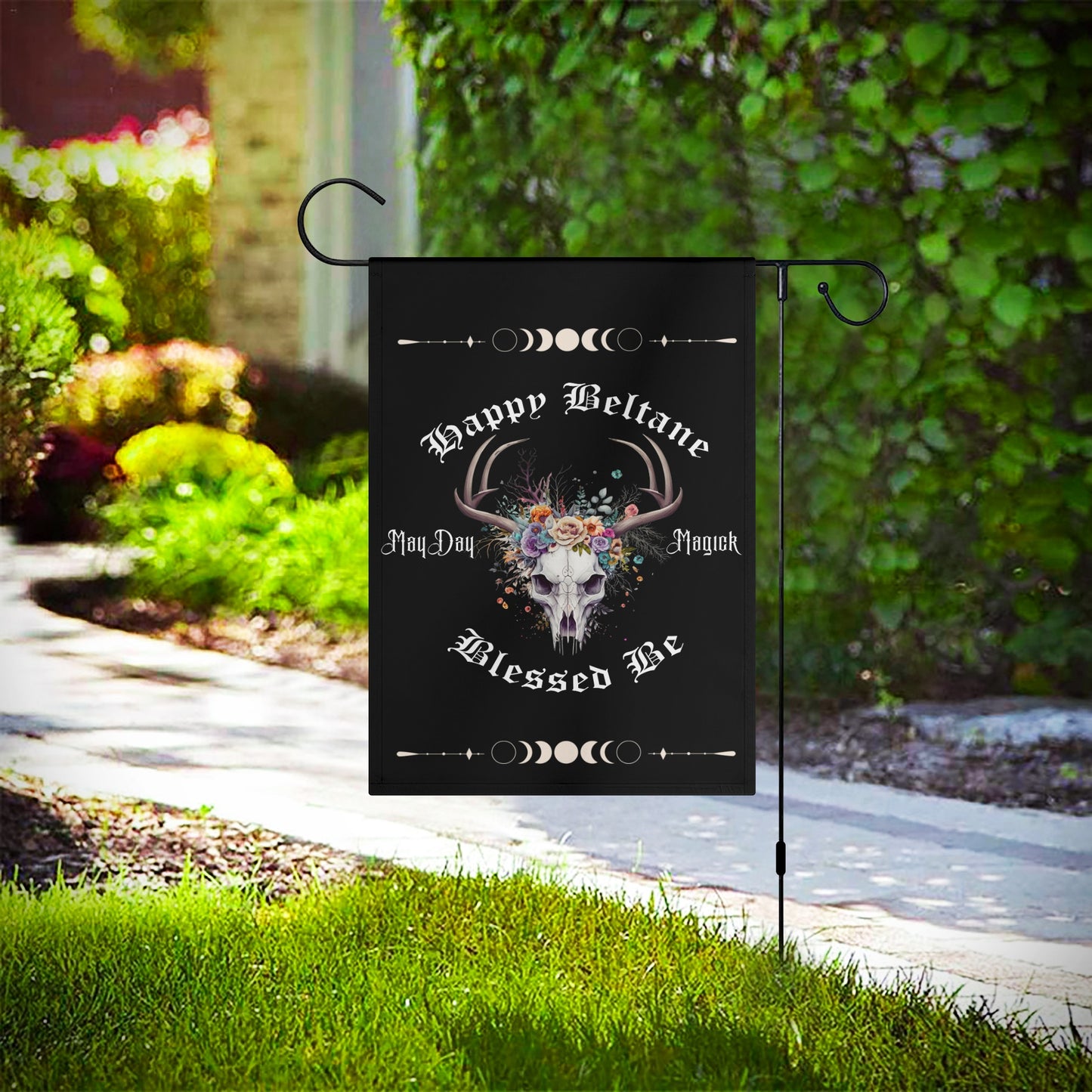 Gothic Beltane Garden Flag Banner 12.5 x18 In (Banner Only)