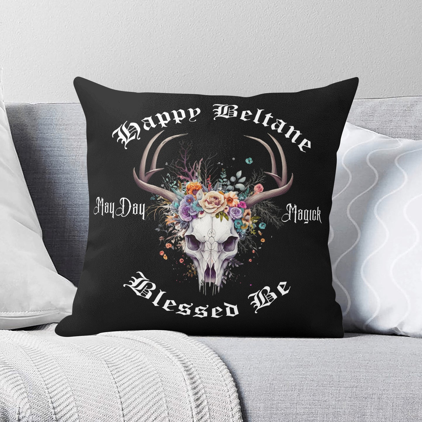 Gothic Beltane Double-Sided Pillow Case (1 pc)