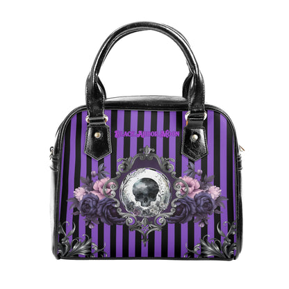 Purple Noir Shoulder Handbag