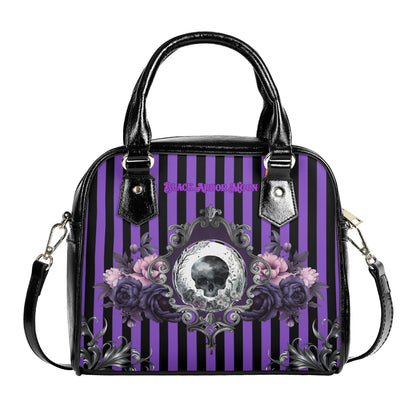 Purple Noir Shoulder Handbag