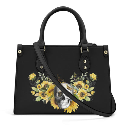 Gothic Sunflower Luxury Handbag