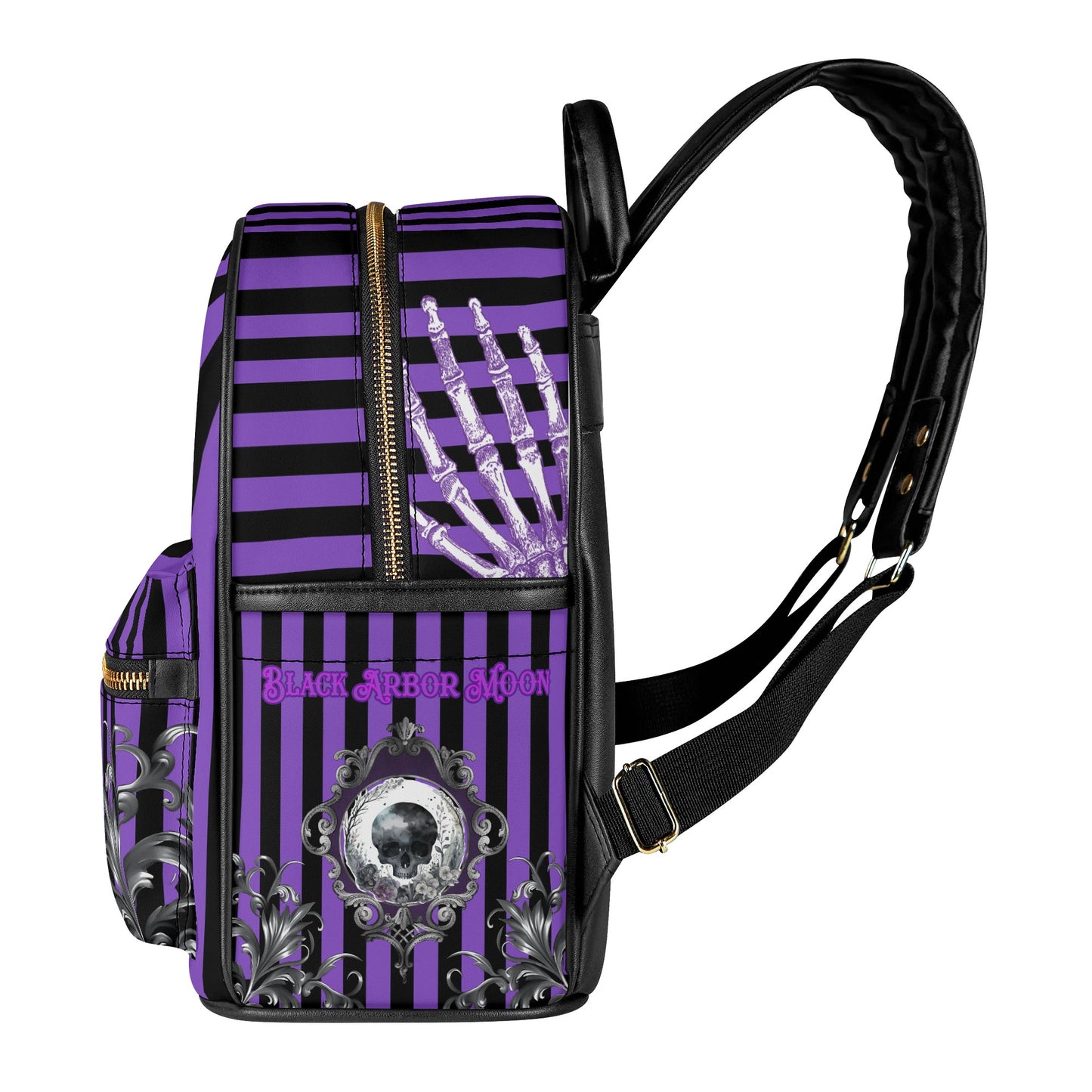 Purple Noir Mini Backpack