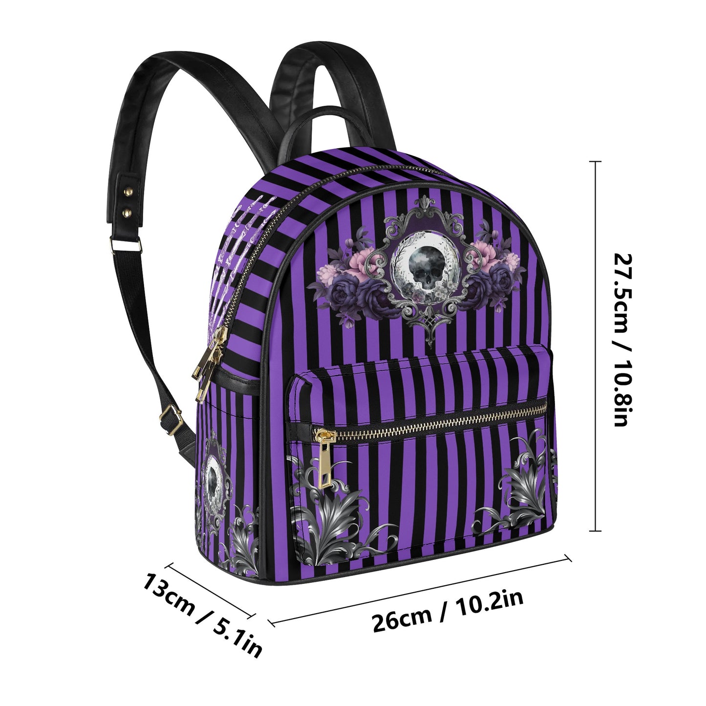 Purple Noir Mini Backpack